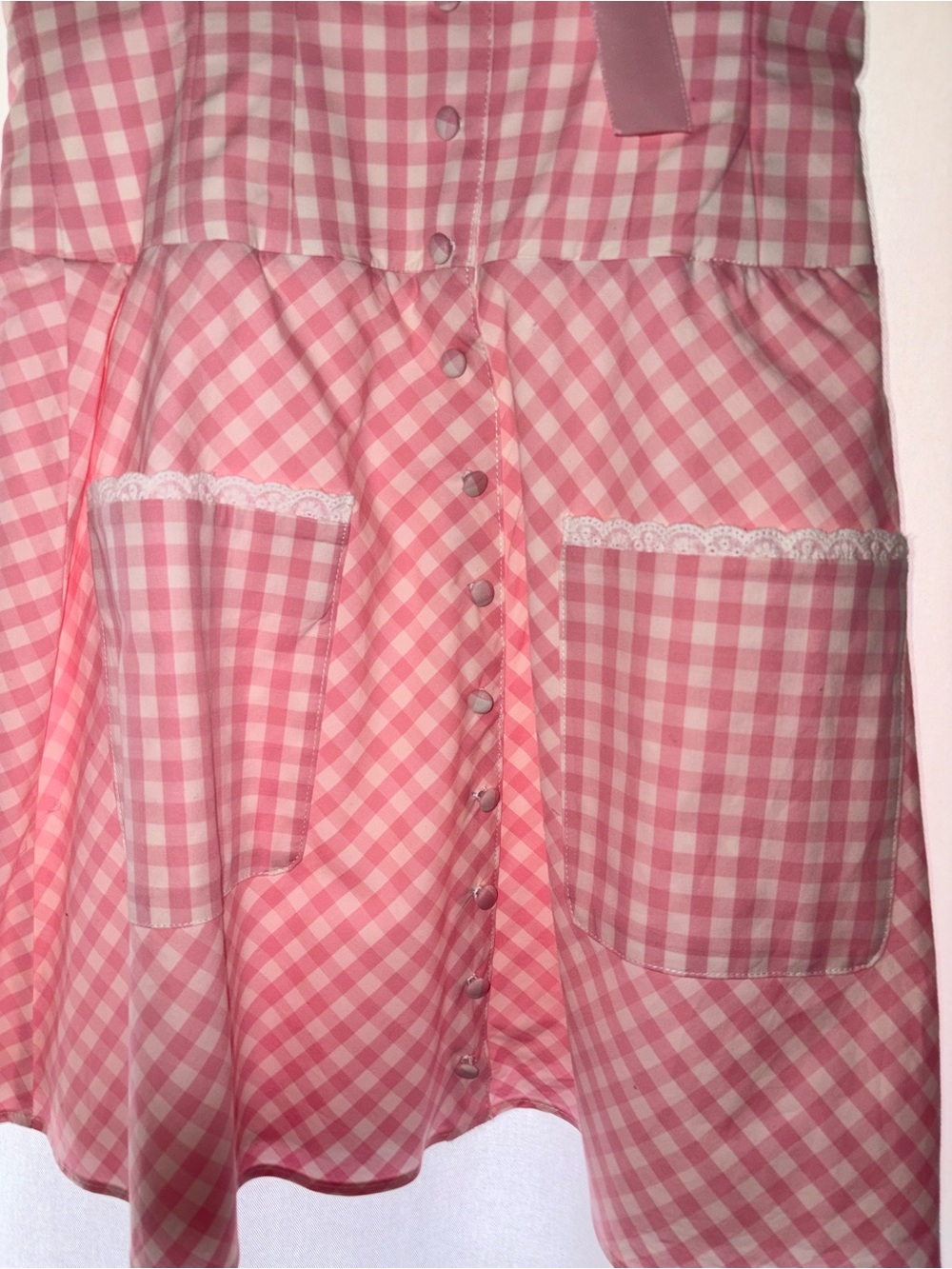 House of CB Gingham Astra Ruffle Mini Dress - Picture 6 of 10